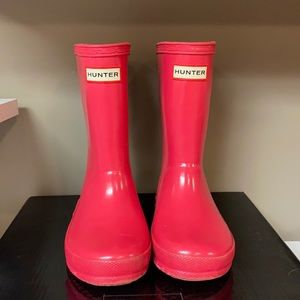 COPY - Hunter rain boots hot pink